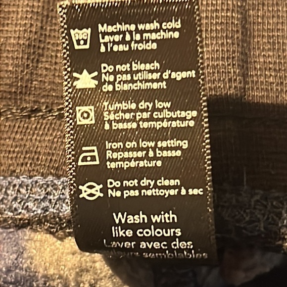 Sale George Men's Fleece Joggers L Blue Gray Camo - Picture 10 of 13